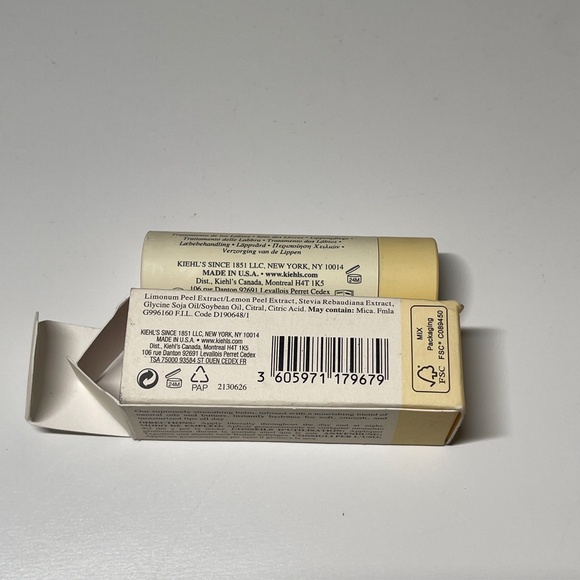 NEW Kiehl's Butterstick Lip Treatment Discontinued Untinted Lip Balm Full Size - Picture 5 of 6